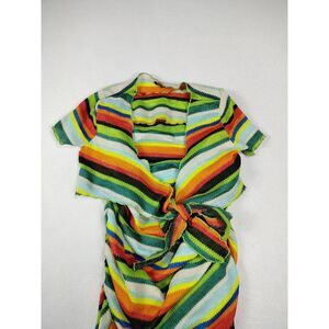 Bohemian Dress Womens Large Multicolor Strapless Hippie Bohemianstyle Capsulle